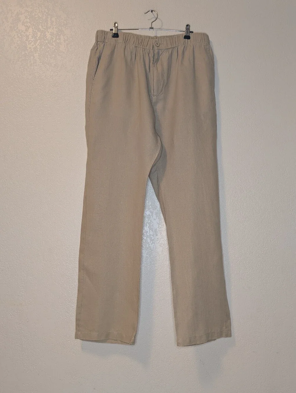 Quince Men's 100% European Linen Pants Driftwood Large L 32